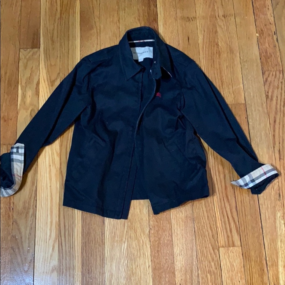 Boys Burberry navy blue  Jacket
